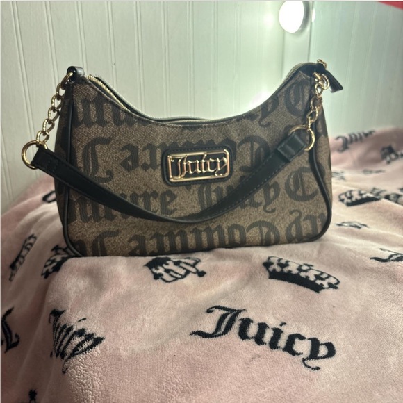 Juicy Couture Handbags - Juicy Couture Black and Brown Shoulder Bag